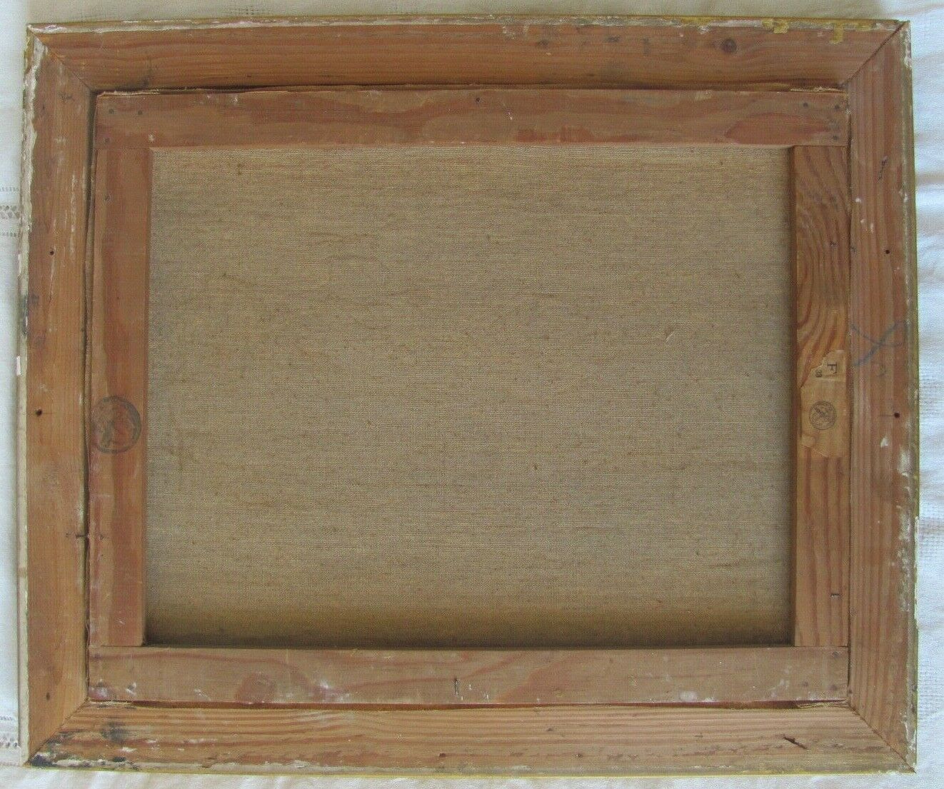 Oil on canvas Marine