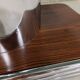 Vintage coffee table in smoked glass, chrome metal and wood décor 60s 70s