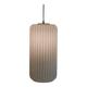 Large Italian architectural pendant loght in opaline glass - Attributed to Arredoluce.