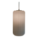 Large Italian architectural pendant loght in opaline glass - Attributed to Arredoluce.
