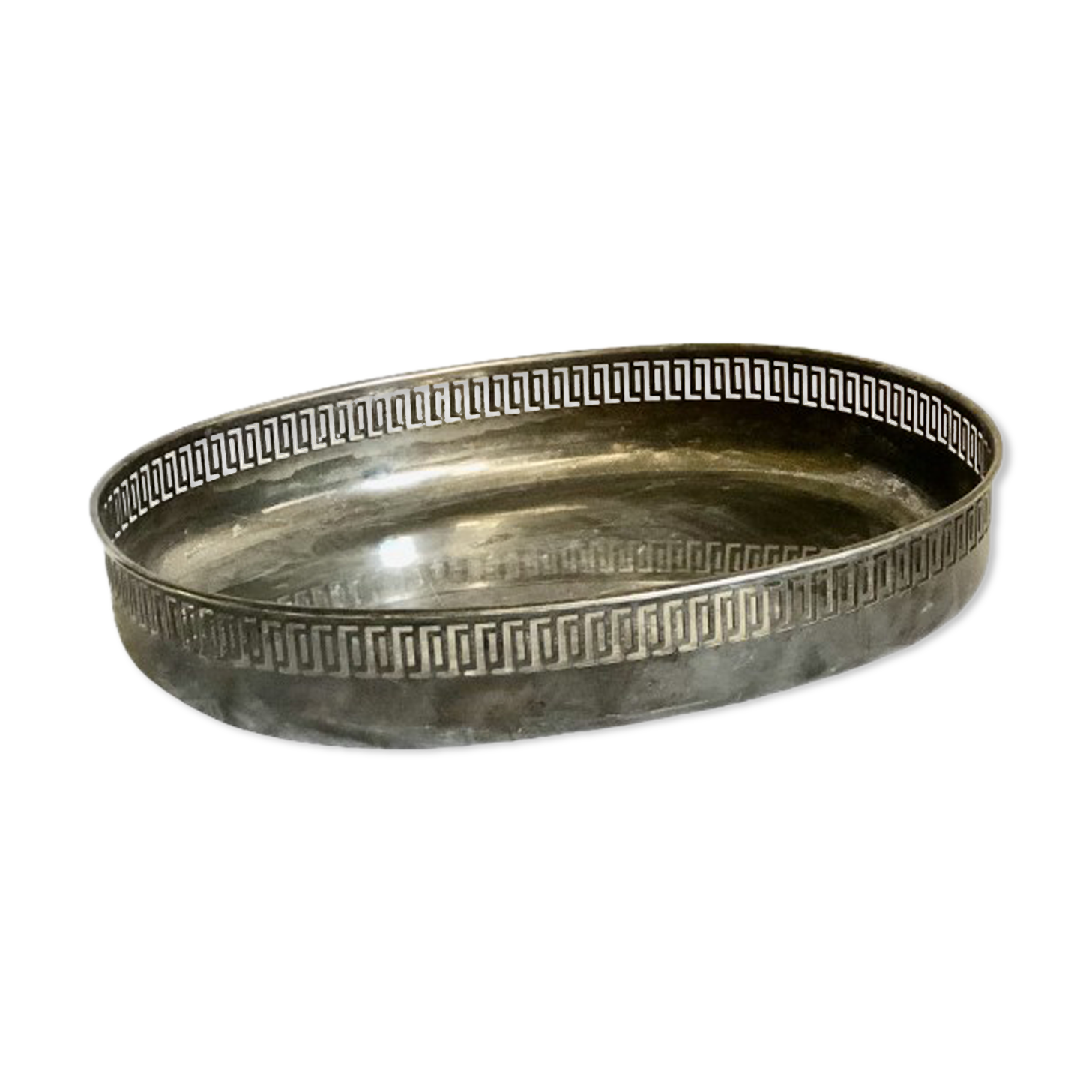 Silver metal top