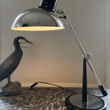 Articulated chrome desk lamp design 1970
