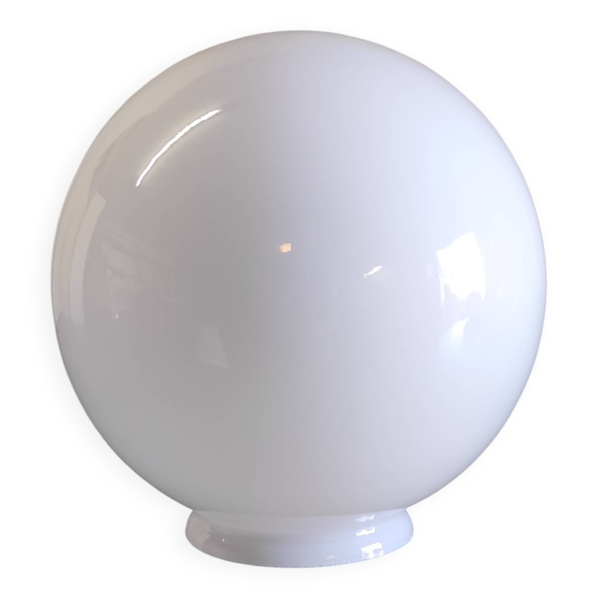 Opaline globe, diameter 20 cm - mid-20th century