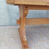 Solid pine farmhouse table