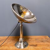 Nickel-plated old heater lamp from Germany, 1920s