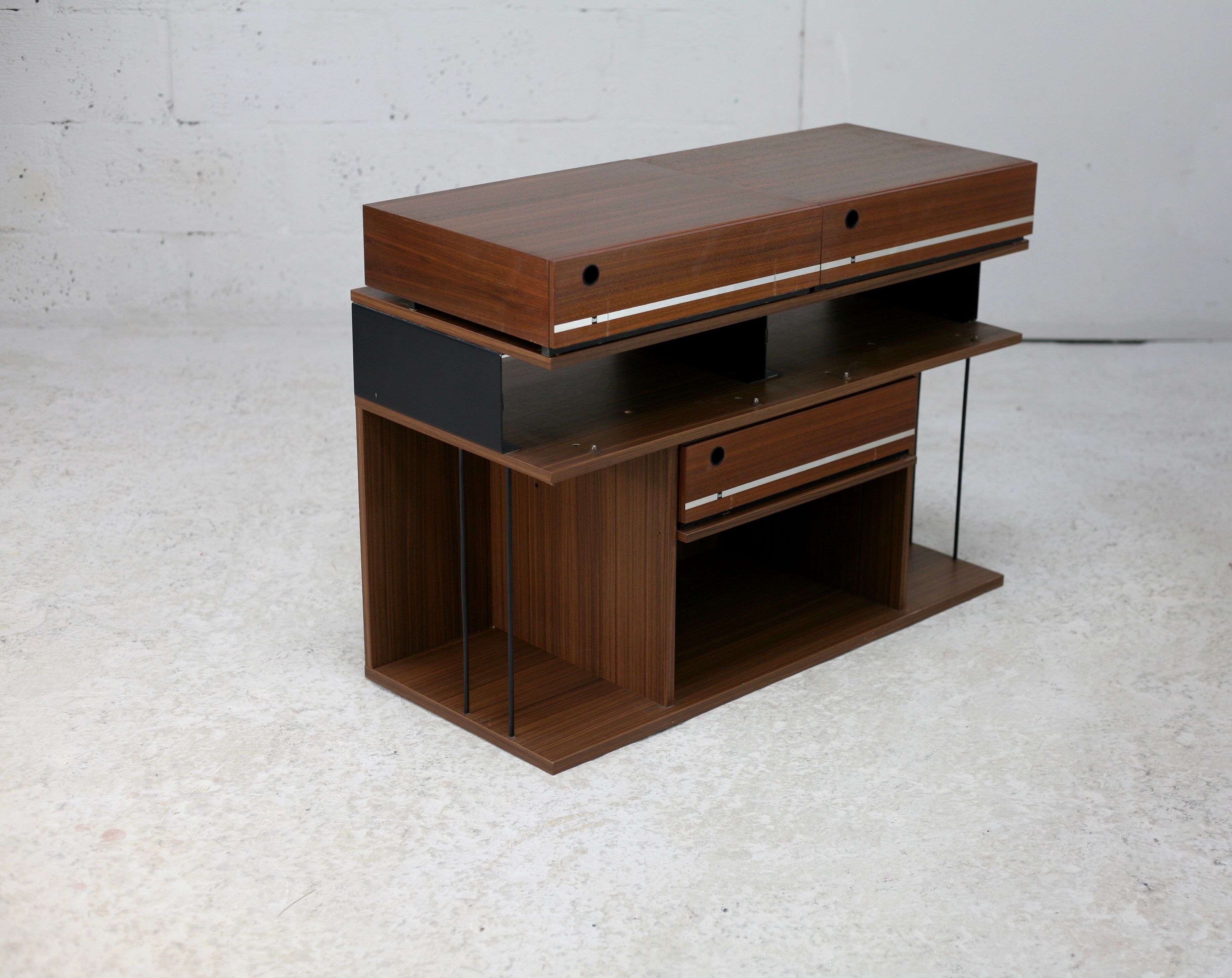 Dual furniture, hi-fi storage, circa 1970.