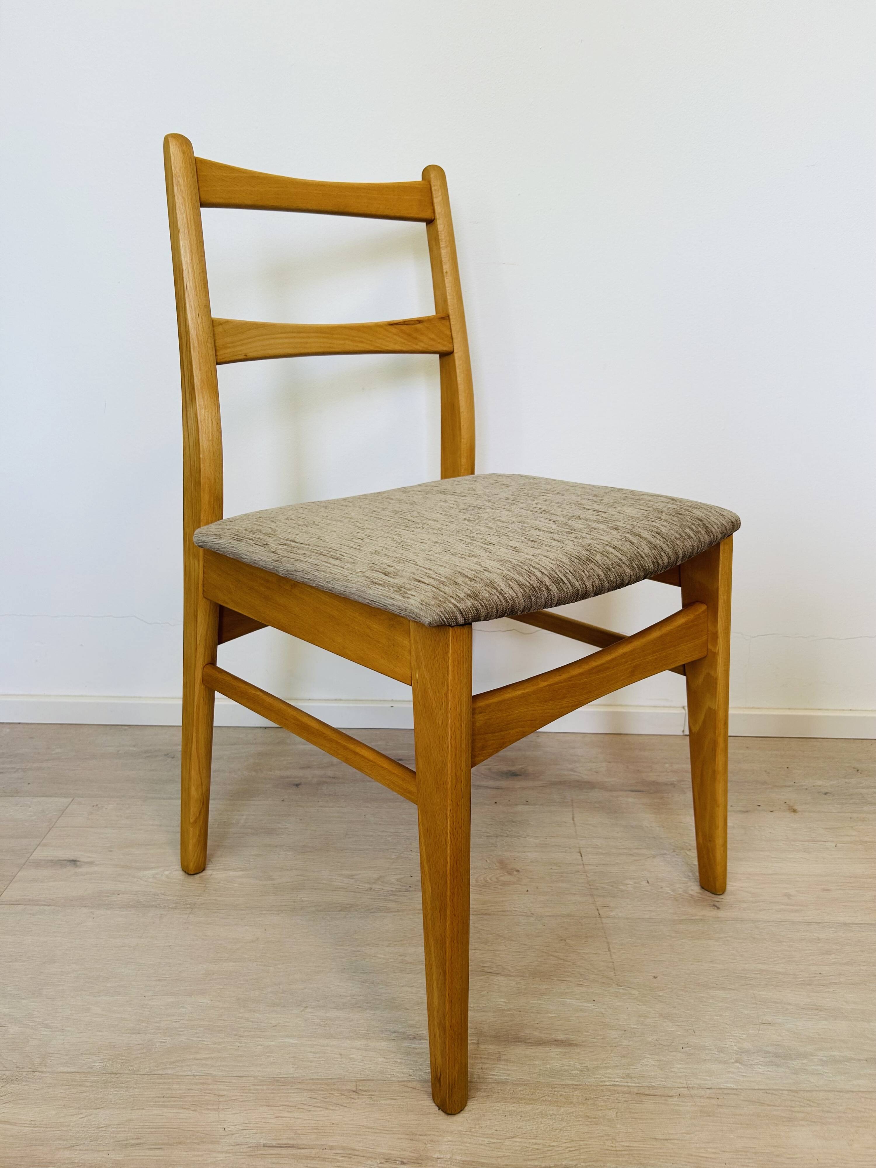 Mid Century Dining Chairs from Czechoslovakia 1970's Set of 4