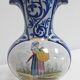 Paire de vases en faïence de quimper - fin xixe