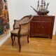 Fauteuil canné XIX de style  Louis XV dit couillard