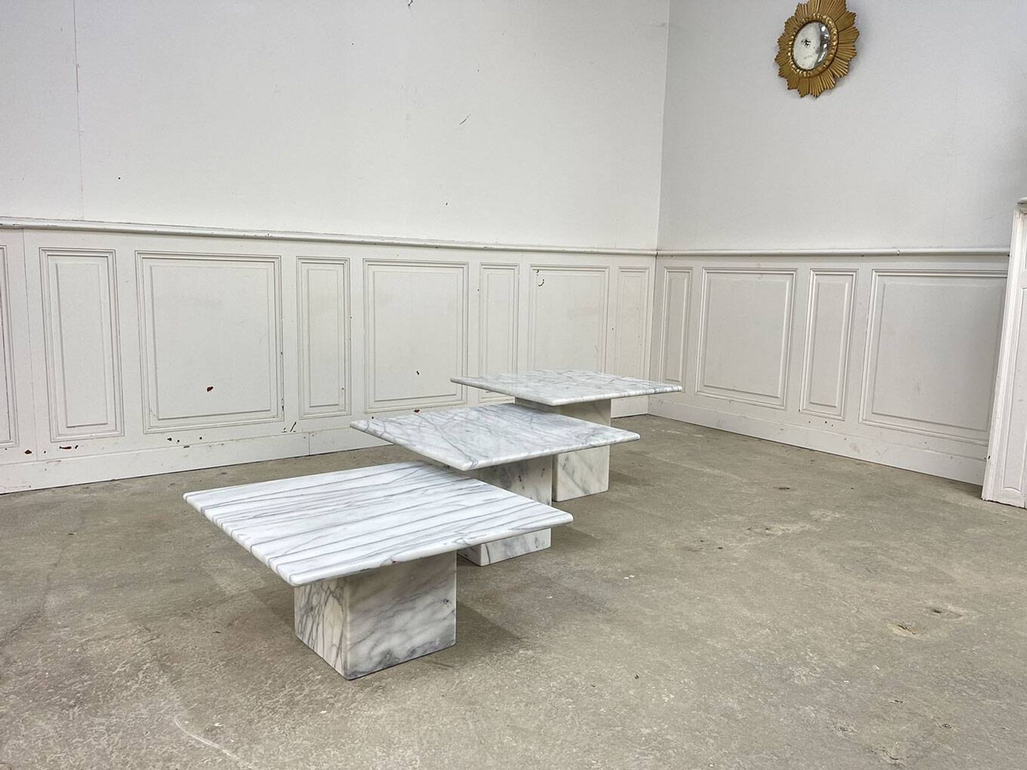 Vintage marble coffee tables