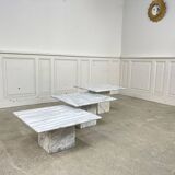 Vintage marble coffee tables