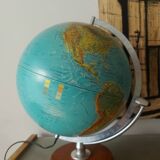 Luminous globe , Denmark , globe scan