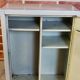 Sheet metal bathroom cabinet with mirror