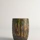 Unique Scandinavian Modern Brutalist Stoneware Vase by Tilgmans, Sweden 1960s