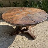 Medieval Gothic round table high period castle