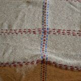 Vintage handmade pure wool blanket blanket