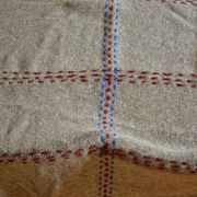 Vintage handmade pure wool blanket blanket