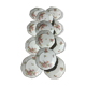 6 plates porcelain dessert J.B.T-Cie Limoges edged gold
