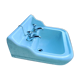 Porcelain washbasin 1960