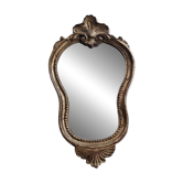 Baroque mirror Louis XV Gold wood (30×15cm)