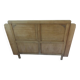 Tête de lit art déco pour un lit de 160 en bois brut