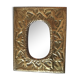 Brass mirror 21x89cm
