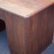 Art deco desk, oak minister's office, large 2-box desk, drawer desk, 40's