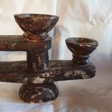 Brutalist candle holder