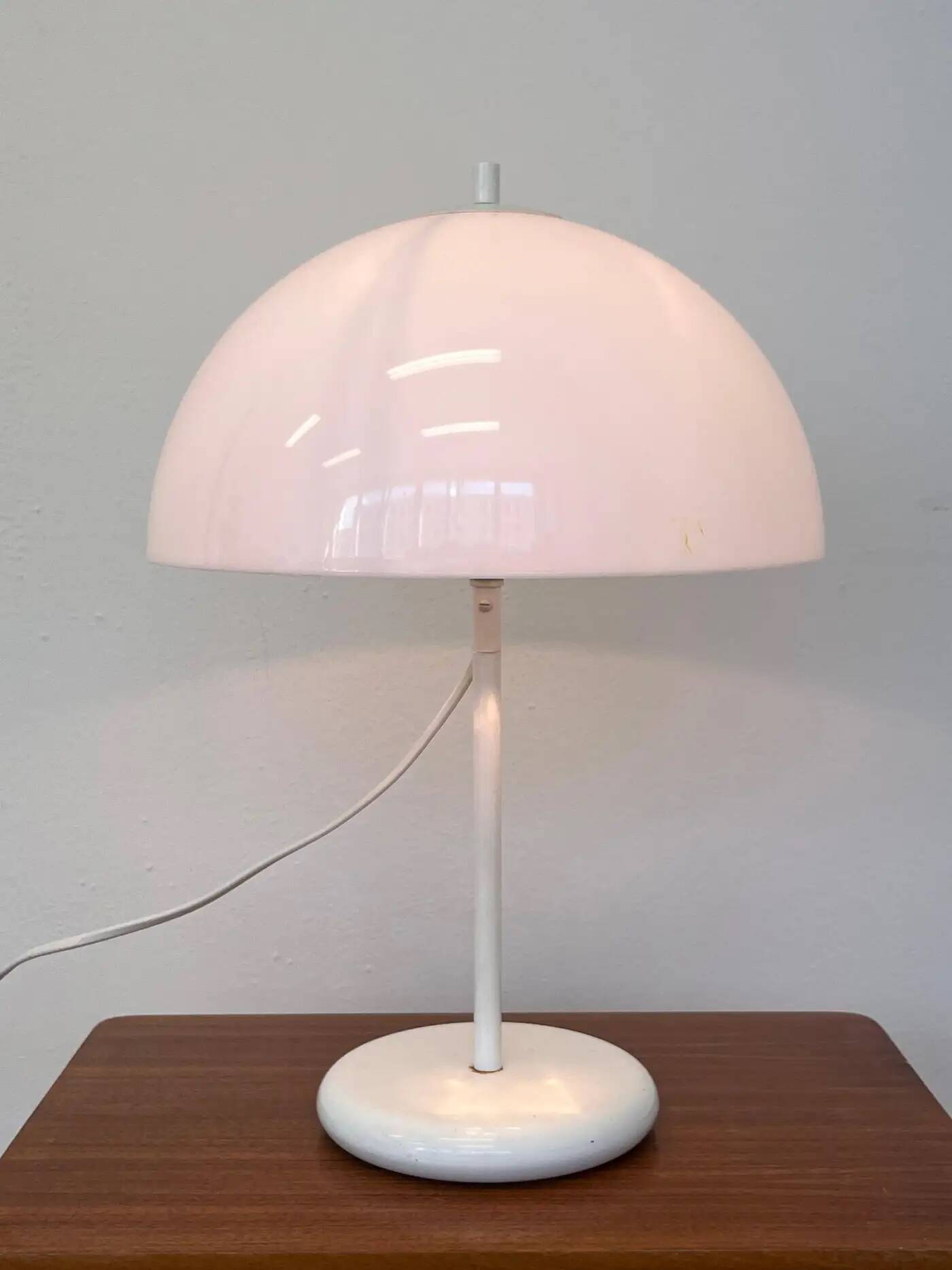 Lampe de table champignon design futuriste des années 1980