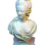 Bust marie Antoinette patina sand H54cm