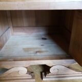 Art deco wooden bedside table