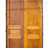 Double porte ancienne, porte bois ancienne, grande porte vintage