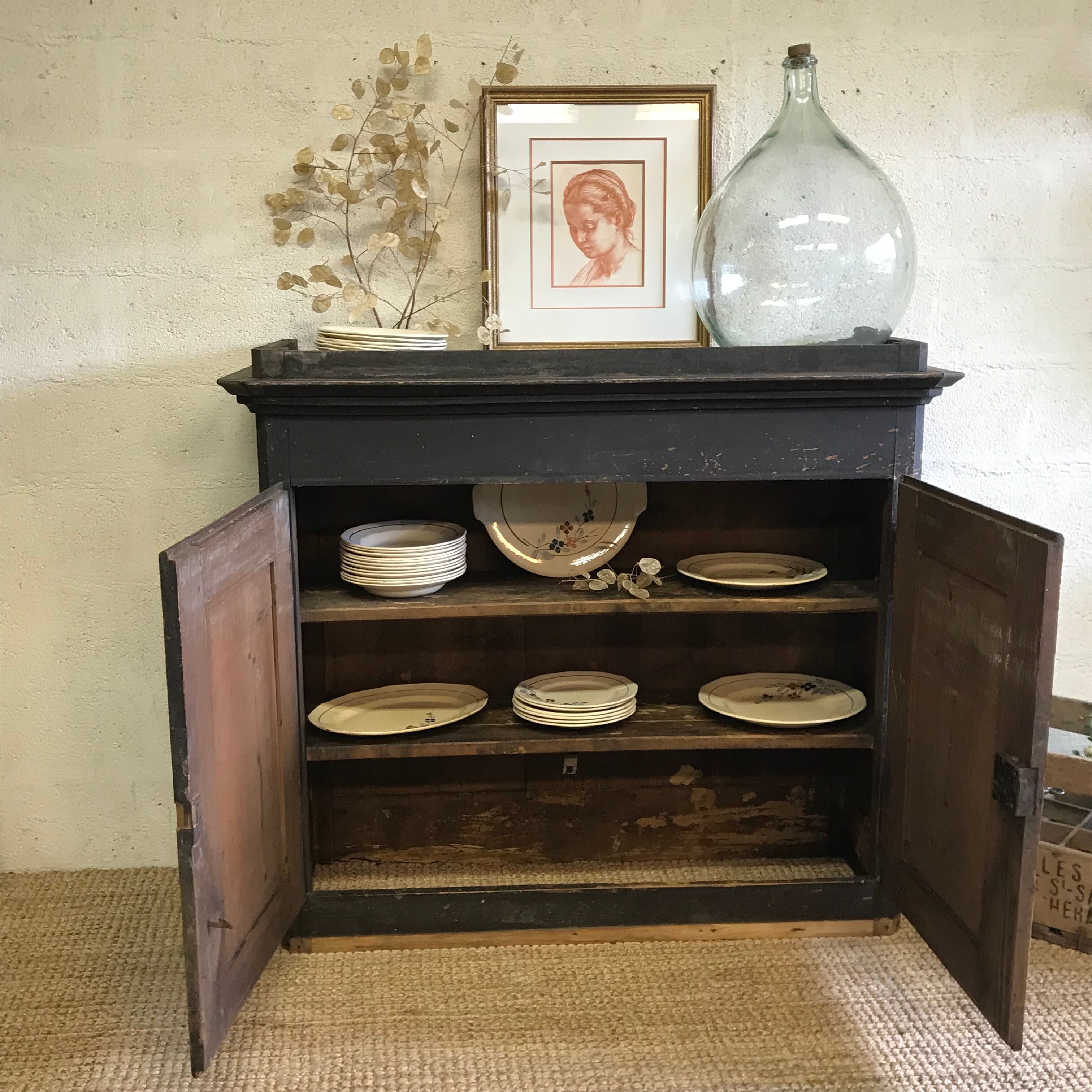 Old buffet in its original patina