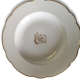 Assiette en porcelaine blanche