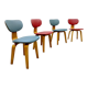 Vintage Dutch design dining chairs Pastoe