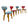 Vintage Dutch design dining chairs Pastoe