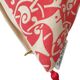 Etnik cushion cover beige / atomic red - 50 x 50
