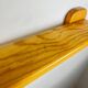 Minimalist pine shelf, 1970/80, square bracket