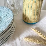 Digoin Perse dessert plates. NOT