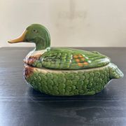 Terrine canard vert en barbotine