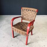 Vintage Mediterranean Rope Armchair, France, 1930s