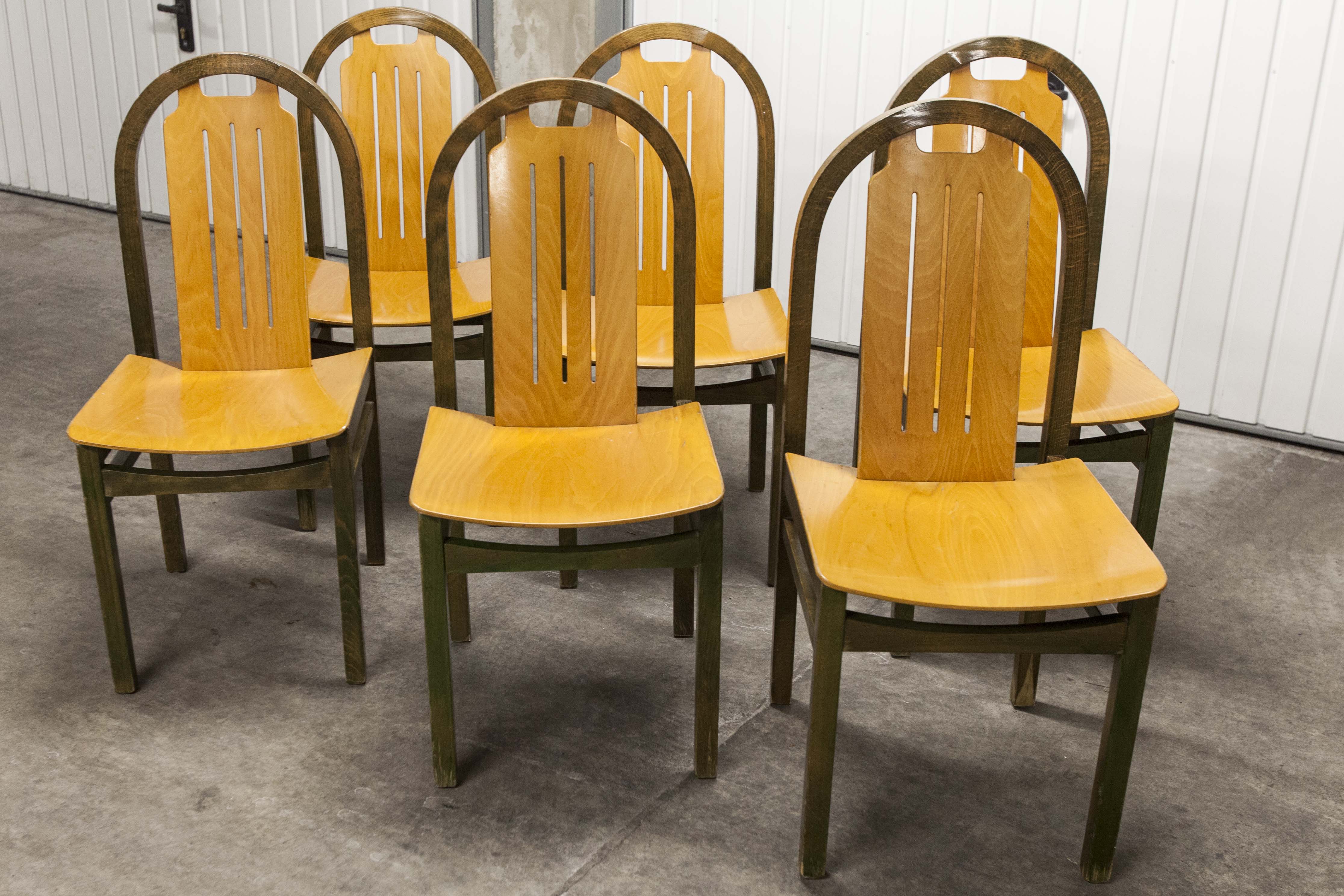 6 Baumann 'Argos' chairs