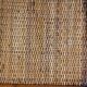 Square vintage serving tray in bamboo and wicker
