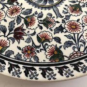 Round dish Gien decoration bothée or cashmere 26cm for pie and cake
