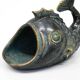 Mid Century bronze table or hand fish ashtray by Walter Bosse