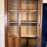 Superb Louis Philippe period bookcase in walnut circa 1830
