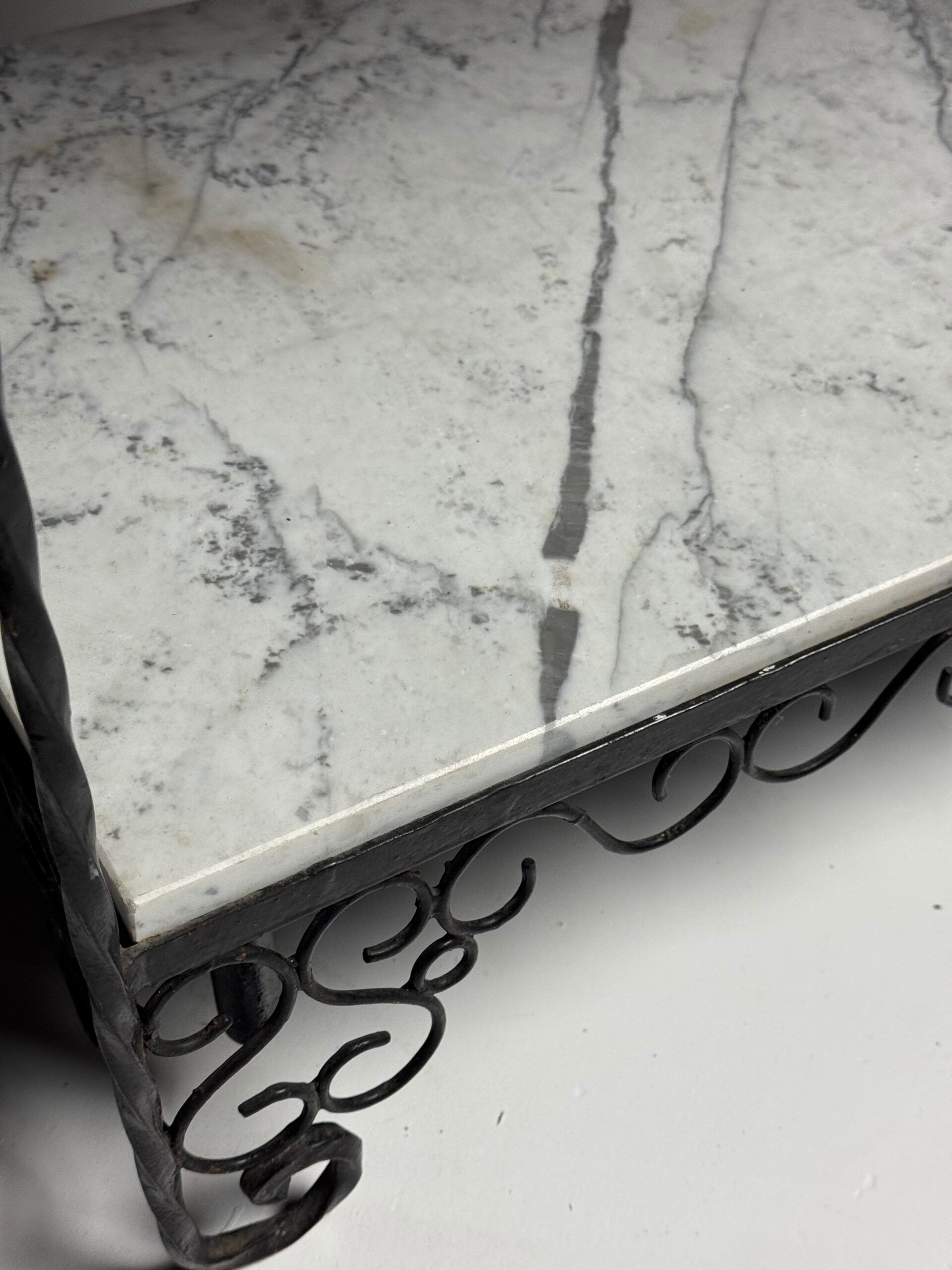 Side table drinks table marble