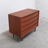 Freestanding chest of drawers in teak by Arne Vodder for Sibast, 1960s