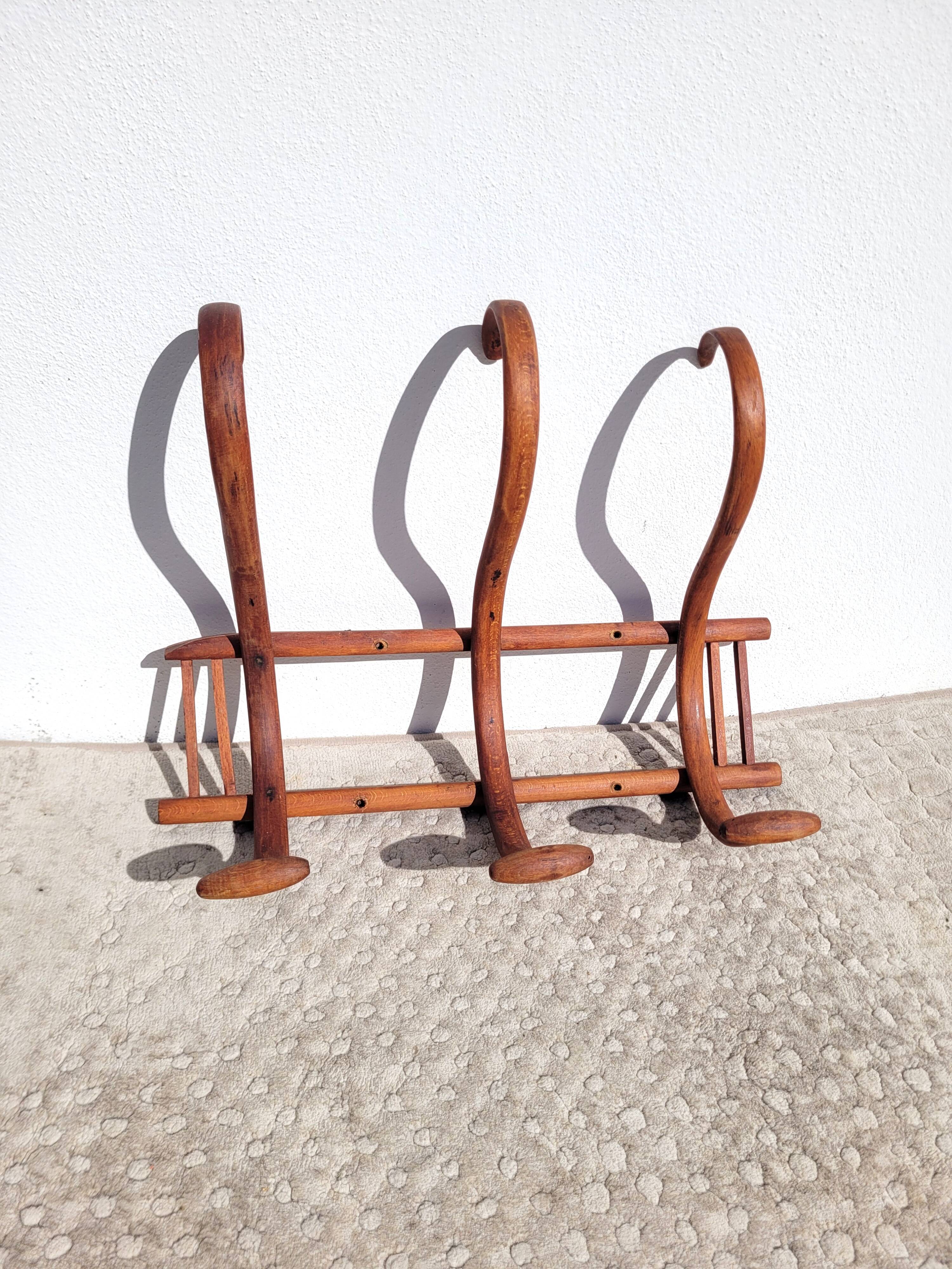 Vintage bentwood coat rack