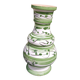 Small green ceramic vase